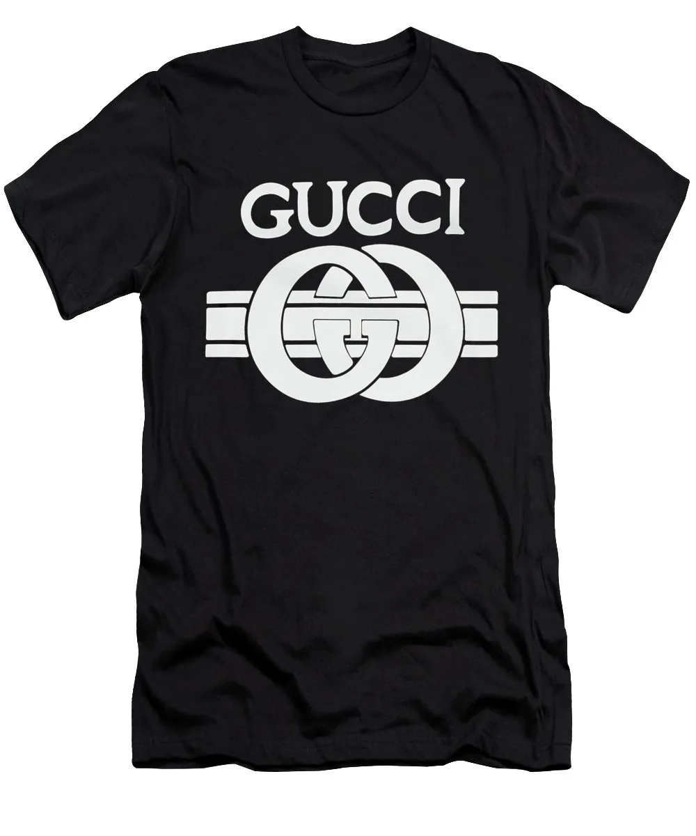 Gucci-White-Logo-Black-Luxury-Brand-Unisex-T-Shirt-Kid-T-Shirt-LTS008 Gucci White Logo Black Luxury Brand Unisex T-Shirt Kid T-Shirt LTS008