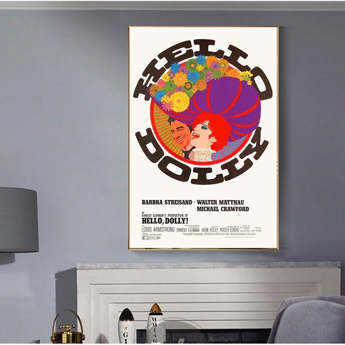 Hello-Dolly-1969-Original-Vintage-Movie-Poster-Film-Poster-Print-Canvas-Wall-Art-Decor-2