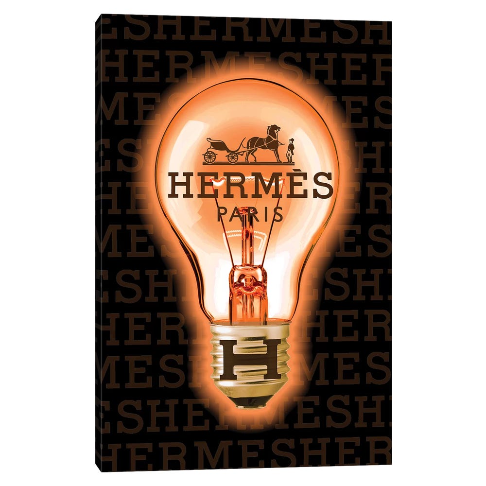 Hermes-Is-A-Good-Idea-Black-Framed-Canvas-Stretched-Wrapped-Canvas-Print-Wall-Art-Decor-1 Stretched Wrapped Canvas Print