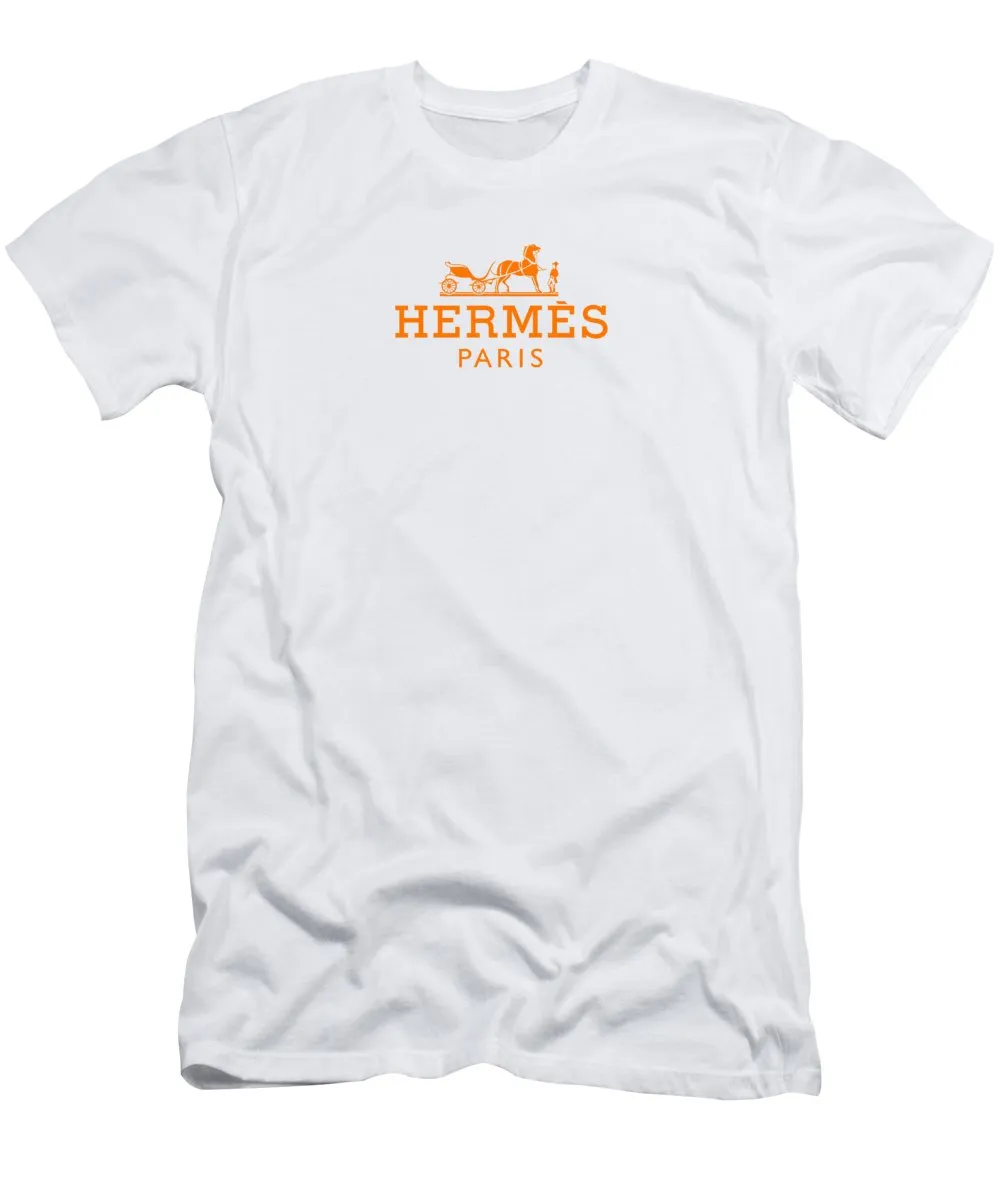 Hermes-Paris-White-Luxury-Brand-Unisex-T-Shirt-Kid-T-Shirt-LTS003 Hermes Paris White Luxury Brand Unisex T-Shirt Kid T-Shirt LTS003
