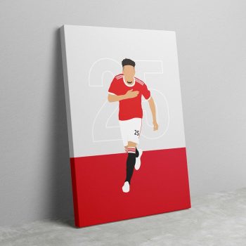 Jadon Sancho Manchester United Football Canvas Poster Print Wall Art Decor