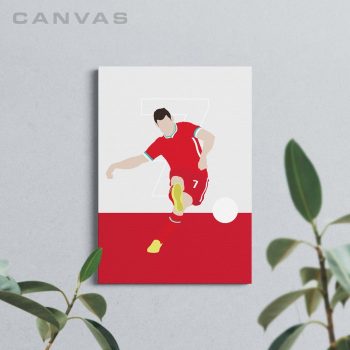James Milner Liverpool Football Canvas Poster Print Wall Art Decor