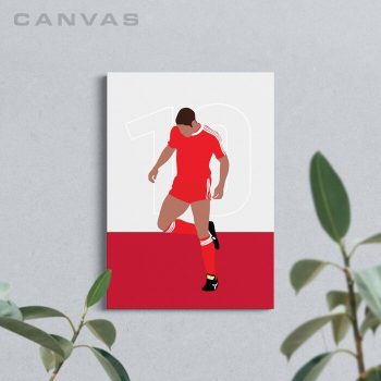 John Barnes Liverpool Football Canvas Poster Print Wall Art Decor