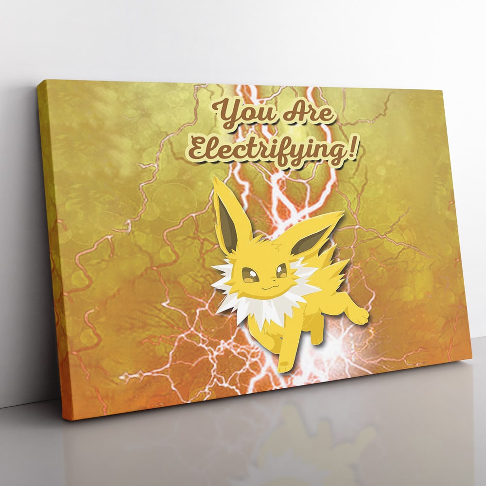 Jolteon-Electrifying-Pokemon-Canvas-Poster-Print-Wall-Art-Decor Jolteon Electrifying Pokemon Canvas Poster Print Wall Art Decor