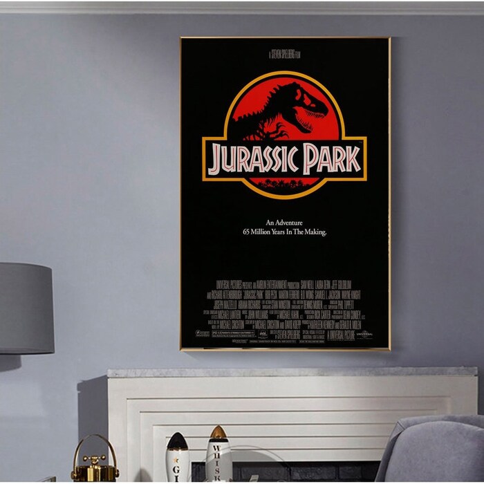 Jurassic-Park-Movie-Film-Poster-Print-Canvas-Wall-Art-Decor-2