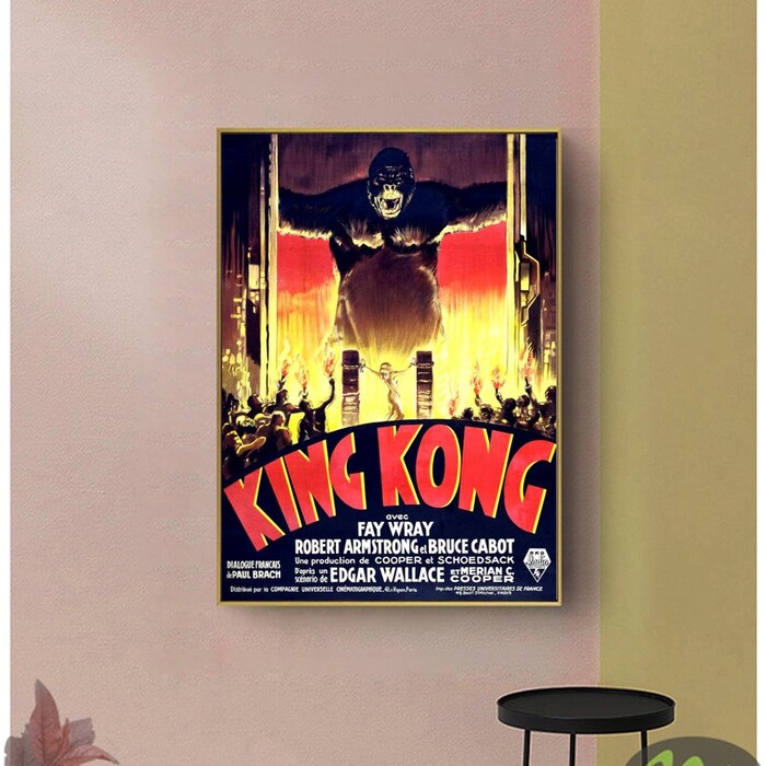 King-Kong-1933-Vintage-Original-Movie-Poster-Film-Print-Canvas-Wall-Art-Decor-1