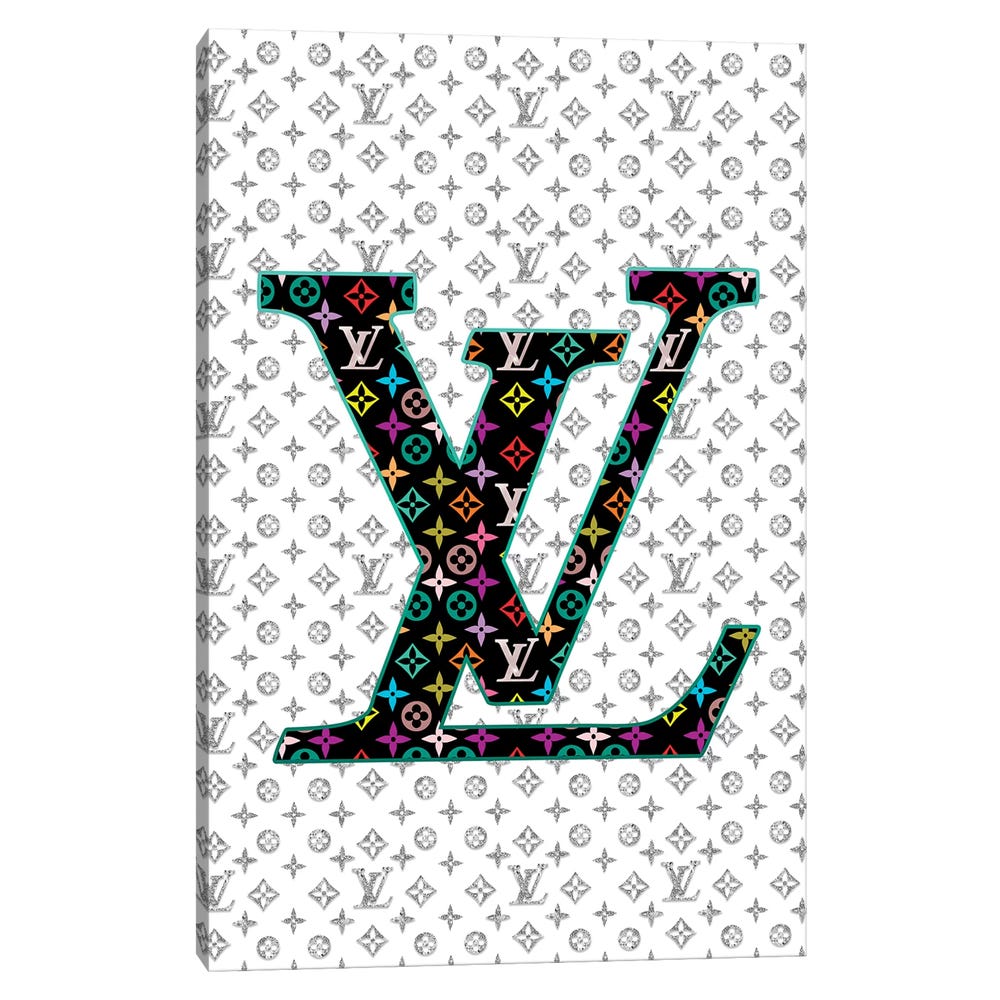 LV-Fashion-IV-Black-Framed-Canvas-Stretched-Wrapped-Canvas-Print-Wall-Art-Decor-1 Stretched Wrapped Canvas Print
