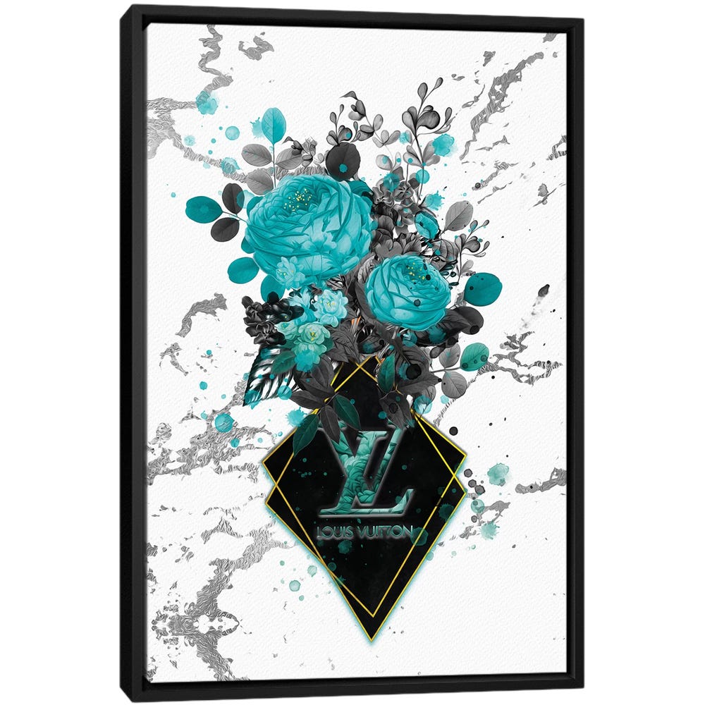 LV-Taya-Black-Framed-Canvas-Stretched-Wrapped-Canvas-Print-Wall-Art-Decor LV Taya - Black Framed Canvas