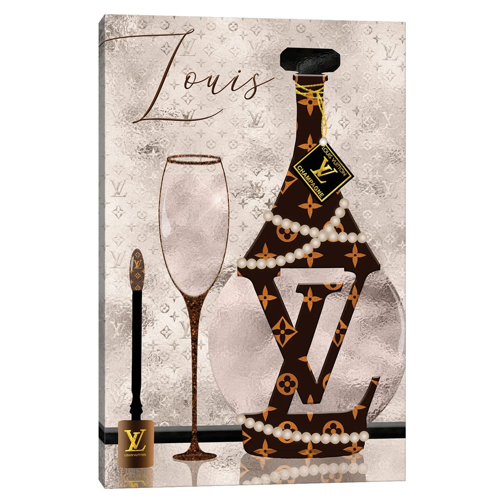 Late-Nights-With-Louis-II-Black-Framed-Canvas-Stretched-Wrapped-Canvas-Print-Wall-Art-Decor-1 Stretched Wrapped Canvas Print