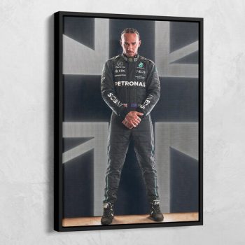 Lewis Hamilton 2022 Formula 1 Driver Canvas F1 British Grand F1 Canvas Wall Art Hamilton Print Poster Formula One Fan Gift