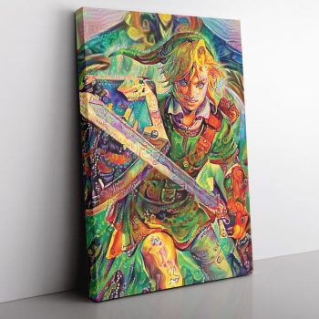 Link Legend of Zelda Canvas Poster Print Wall Art Decor