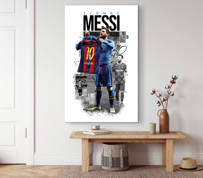 Lionel-Messi-Art-Canvas-Leo-Messi-Poster-Soccer-Player-Poster-Barcelona-Gift-Football-Wall-Art-Sport-Messi-500th-Goal-1