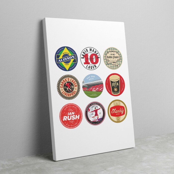 Liverpool-Beer-Mat-2nd-Edition-Canvas-Poster-Print-Wall-Art-Decor Liverpool Beer Mat 2nd Edition Canvas Poster Print Wall Art Decor