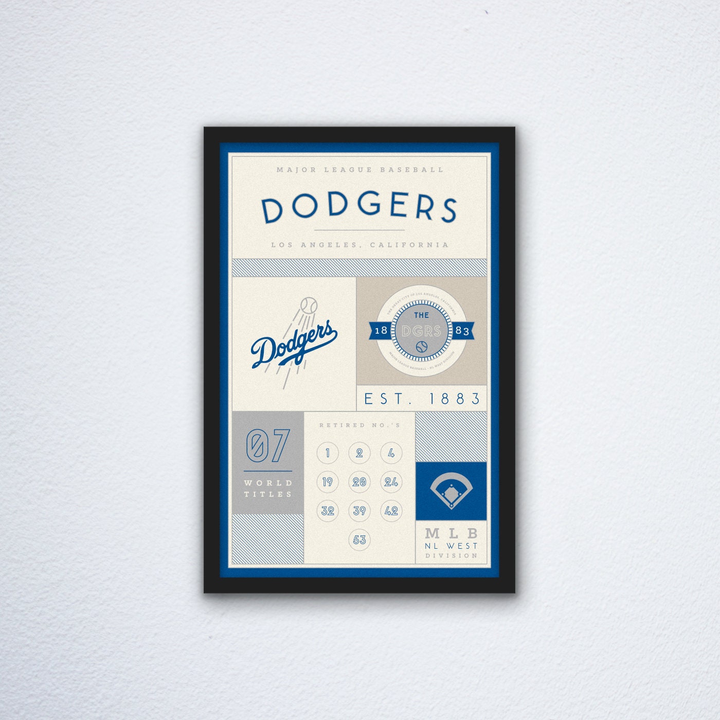 Los-Angeles-Dodgers-Stats-Canvas-Poster-Print-Wall-Art-Decor Los Angeles Dodgers Stats Canvas Poster Print - Wall Art Decor