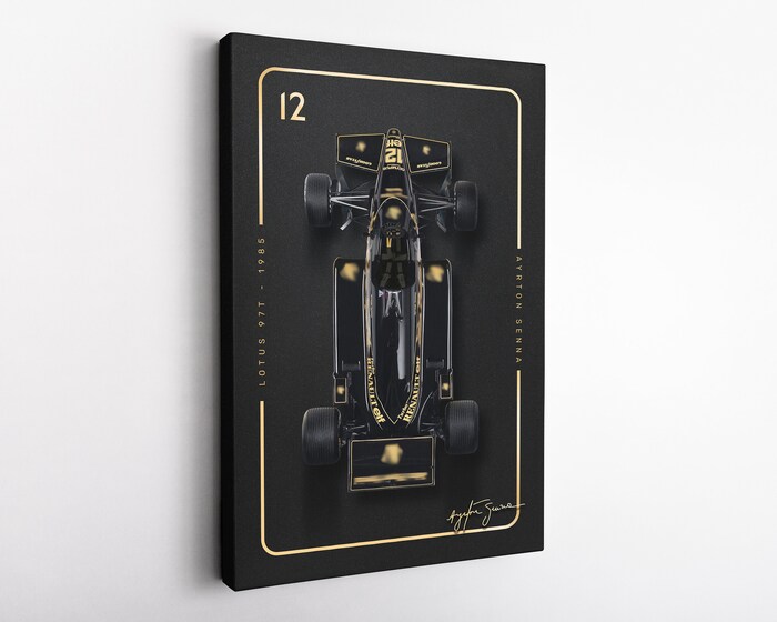 Lotus-97T-Formula-One-Racing-Car-Ayrton-Senna-Stunning-Black-Estoril-1985-Formula-1-Poster-F1-Car-Canvas-Wall-Art-Decor-3