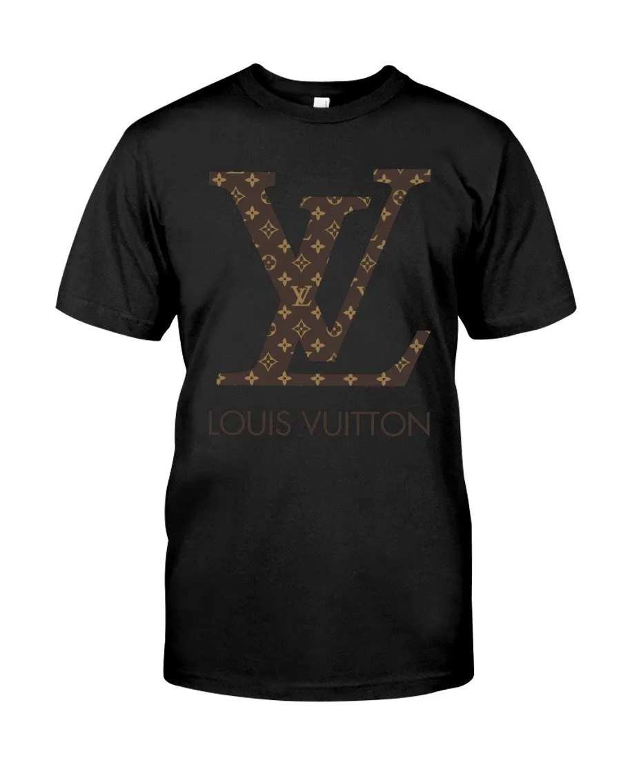 Louis-Vuitton-Brown-Logo-Black-Luxury-Brand-Unisex-T-Shirt-Kid-T-Shirt-Gift-LTS032 Louis Vuitton Brown Logo Black Luxury Brand Unisex T-Shirt Kid T-Shirt Gift LTS032