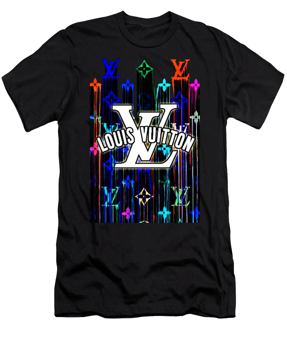 Louis-Vuitton-Colorful-Black-Luxury-Brand-Unisex-T-Shirt-Kid-T-Shirt-LTS021 Louis Vuitton Colorful Black Luxury Brand Unisex T-Shirt Kid T-Shirt LTS021