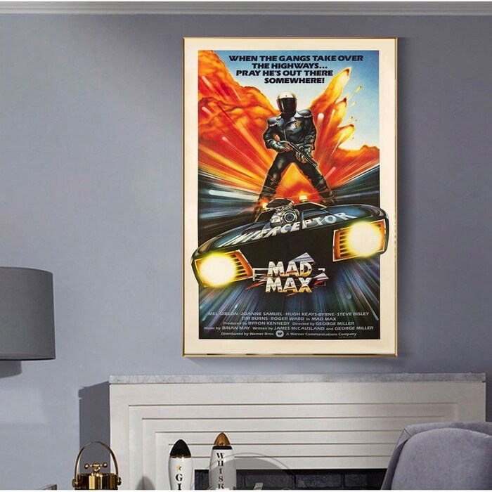 Mad-Max-1979-Vintage-Original-Movie-Poster-Film-Print-Canvas-Wall-Art-Decor-2