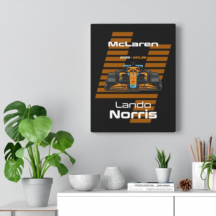 McLaren-Formula-1-2022-Lando-Norris-4-Racing-Car-MCL36-Canvas-Art-Print-Gift-for-F1-Fan-Formula-One-Black-1