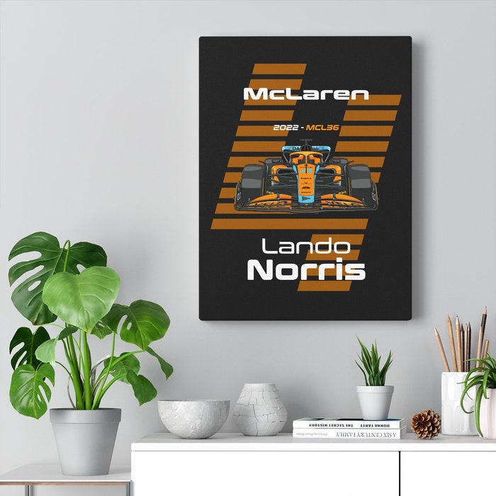 McLaren-Formula-1-2022-Lando-Norris-4-Racing-Car-MCL36-Canvas-Art-Print-Gift-for-F1-Fan-Formula-One-Black-2