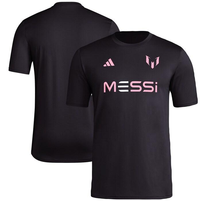 Messi-x-adidas-Wordmark-T-Shirt-Black Messi x adidas Wordmark T-Shirt - Black