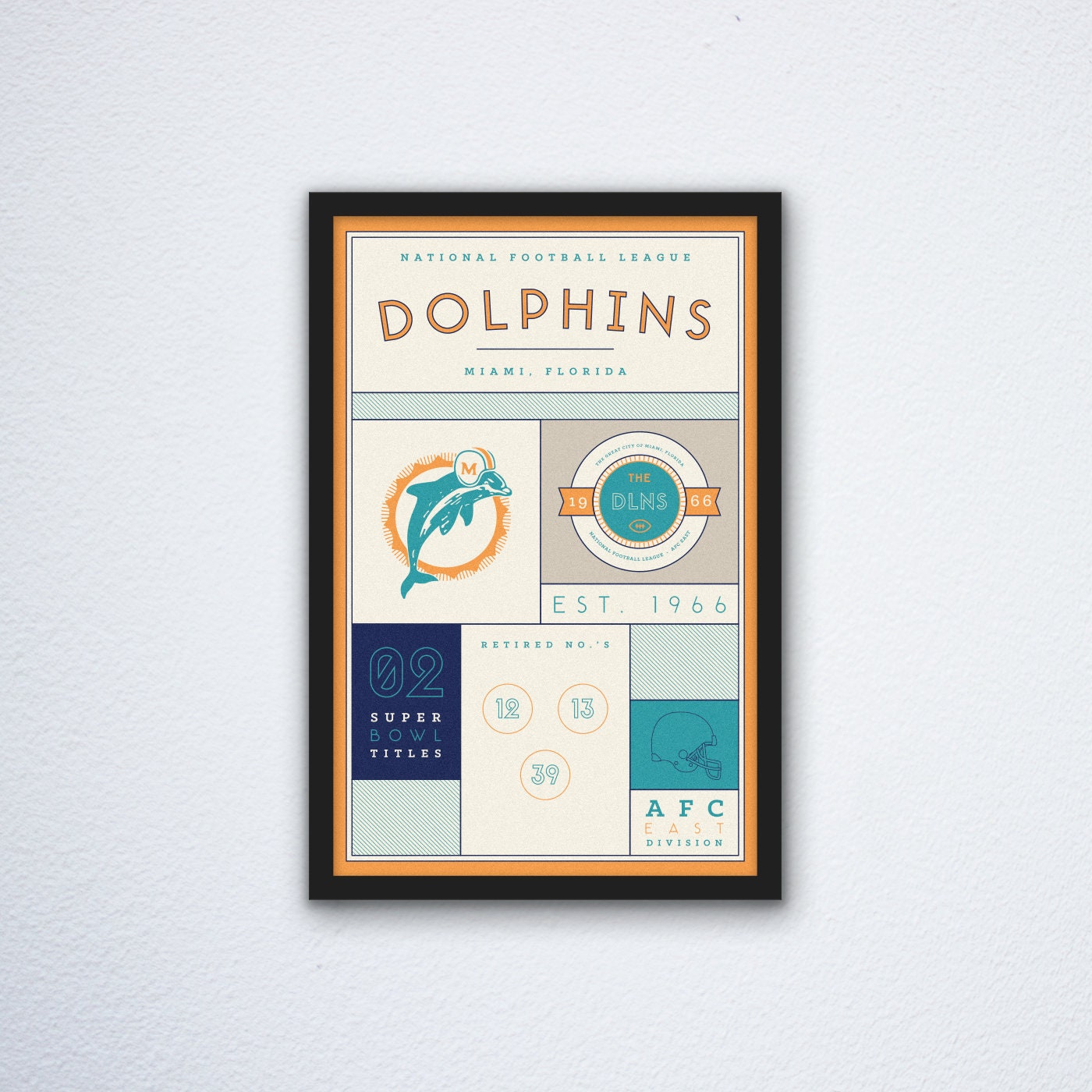 Miami-Dolphins-Stats-Canvas-Poster-Print-Wall-Art-Decor Miami Dolphins Stats Canvas Poster Print - Wall Art Decor