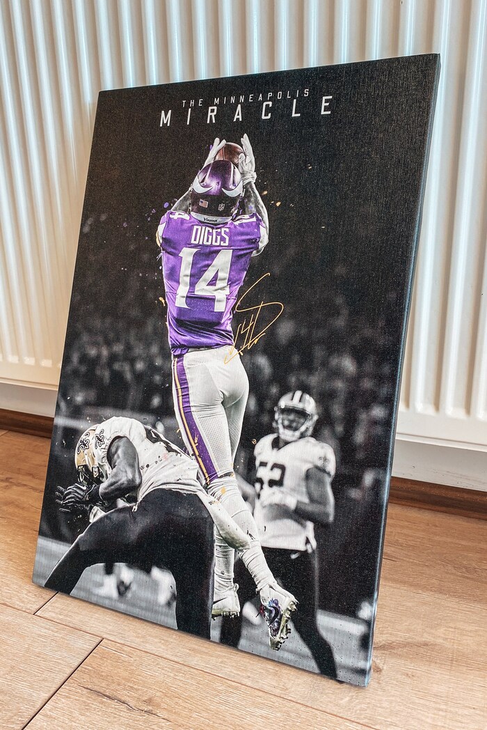 Minnesota-Vikings-Minneapolis-Miracle-Canvas-Stefan-Diggs-NFC-Playoffs-NFL-Prints-Sport-Wall-Art-American-Football-Poster-1