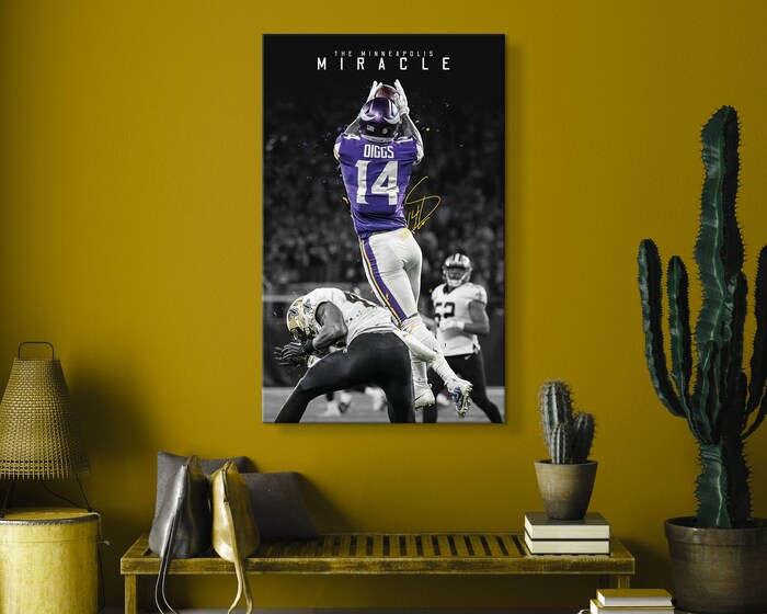 Minnesota-Vikings-Minneapolis-Miracle-Canvas-Stefan-Diggs-NFC-Playoffs-NFL-Prints-Sport-Wall-Art-American-Football-Poster-4