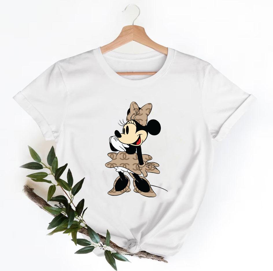 Minnie-Mouse-Chanel-Shirt-Chanel-Logo-T-Shirt-Unisex-Fashion-Chanel-Shirt-Chanel-Tee-Chanel-Luxury-Tshirt-LTS052 Minnie Mouse Chanel Shirt