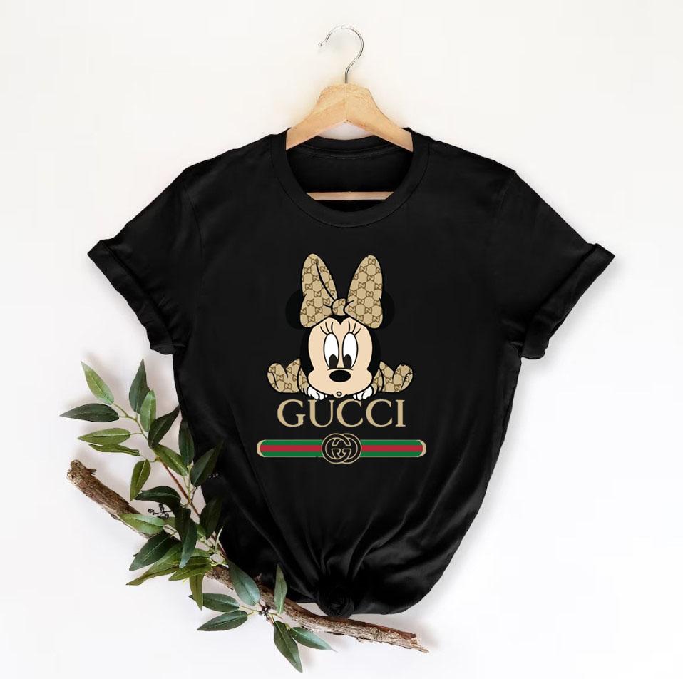 Minnie-Mouse-Gucci-Shirt-Gucci-Logo-T-Shirt-Unisex-Fashion-Gucci-Shirt-Gucci-Tee-Gucci-Luxury-Tshirt-LTS105 Minnie Mouse Gucci Shirt