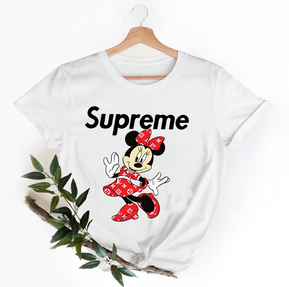 Minnie-Supreme-Shirt-Supreme-Logo-T-Shirt-Unisex-Fashion-Supreme-Shirt-Supreme-Tee-Supreme-Luxury-Tshirt-LTS076 Minnie Supreme Shirt