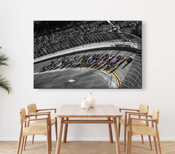 Nascar-Race-Track-Daytona-International-Speedway-Canvas-Daytona-500-Nascar-Poster-Nascar-Canvas-Racing-Car-Decor-Sports-Canvas-Decor-1