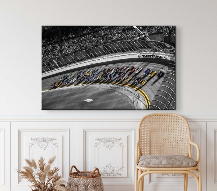 Nascar-Race-Track-Daytona-International-Speedway-Canvas-Daytona-500-Nascar-Poster-Nascar-Canvas-Racing-Car-Decor-Sports-Canvas-Decor-3