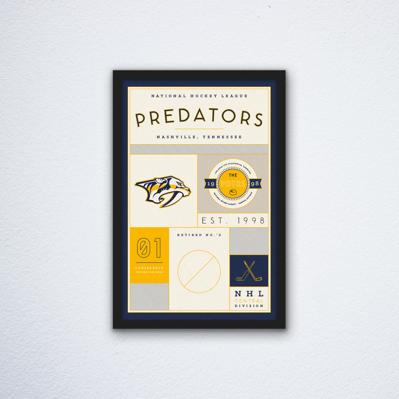 Nashville-Predators-Stats-Canvas-Poster-Print-Wall-Art-Decor Nashville Predators Stats Canvas Poster Print - Wall Art Decor
