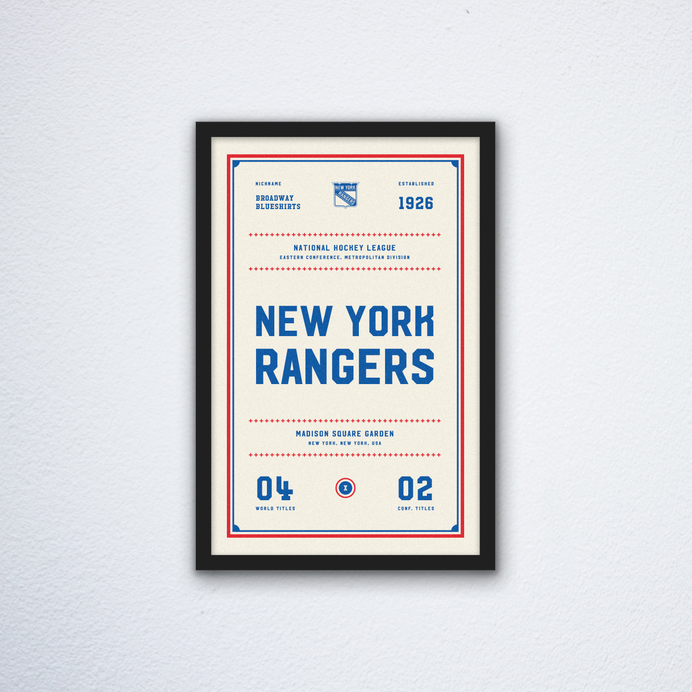 New-York-Rangers-Ticket-Canvas-Poster-Print-Wall-Art-Decor New York Rangers Ticket Canvas Poster Print - Wall Art Decor