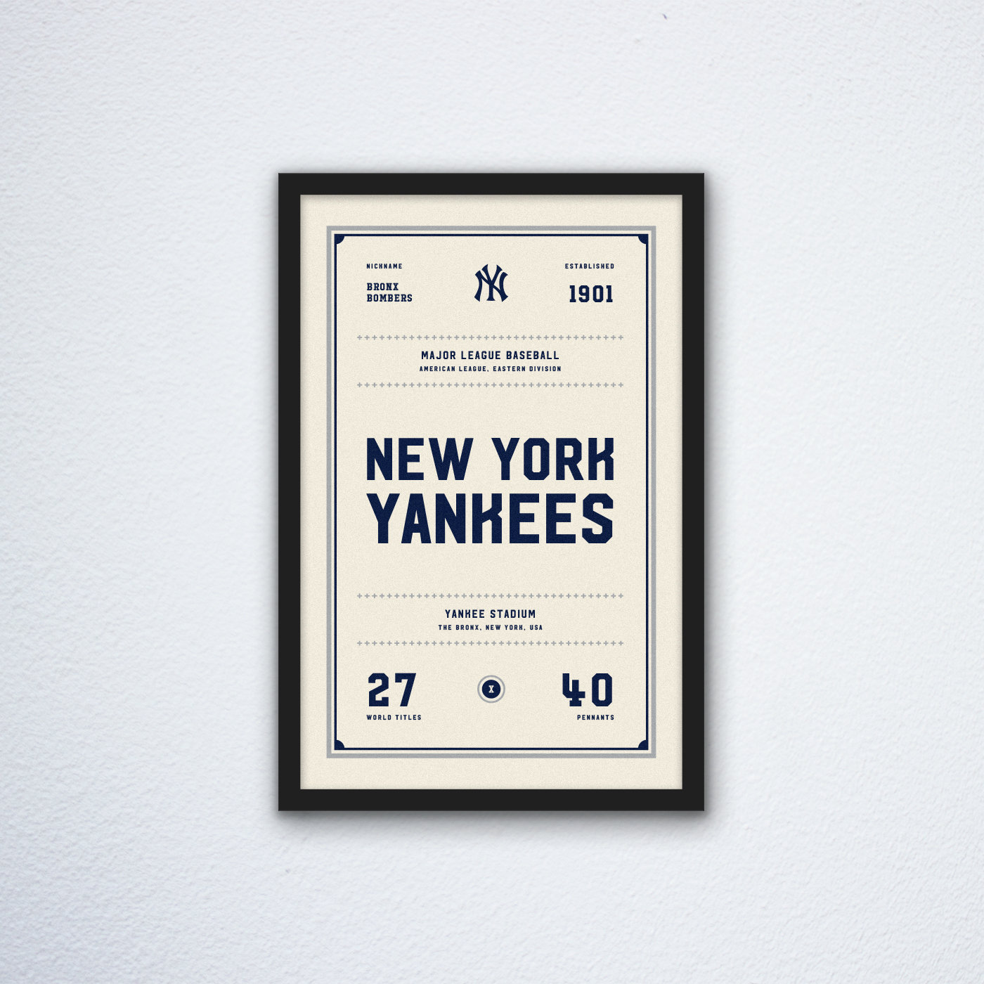 New-York-Yankees-Ticket-Canvas-Poster-Print-Wall-Art-Decor New York Yankees Ticket Canvas Poster Print - Wall Art Decor