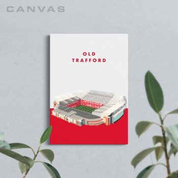 Old Trafford Manchester United Football Stadium Canvas Poster Print Wall Art Decor