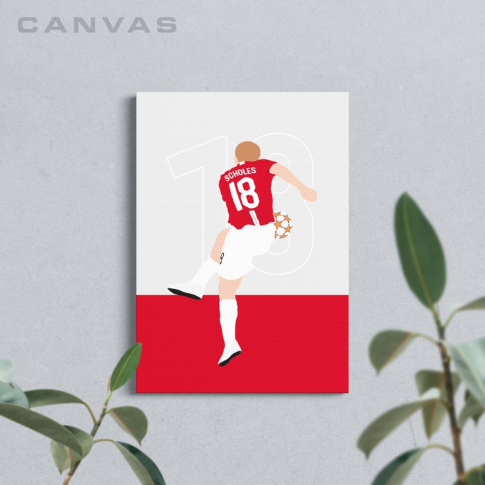 Paul-Scholes-Manchester-United-Football-Canvas-Poster-Print-Wall-Art-Decor Paul Scholes Manchester United Football Canvas Poster Print Wall Art Decor