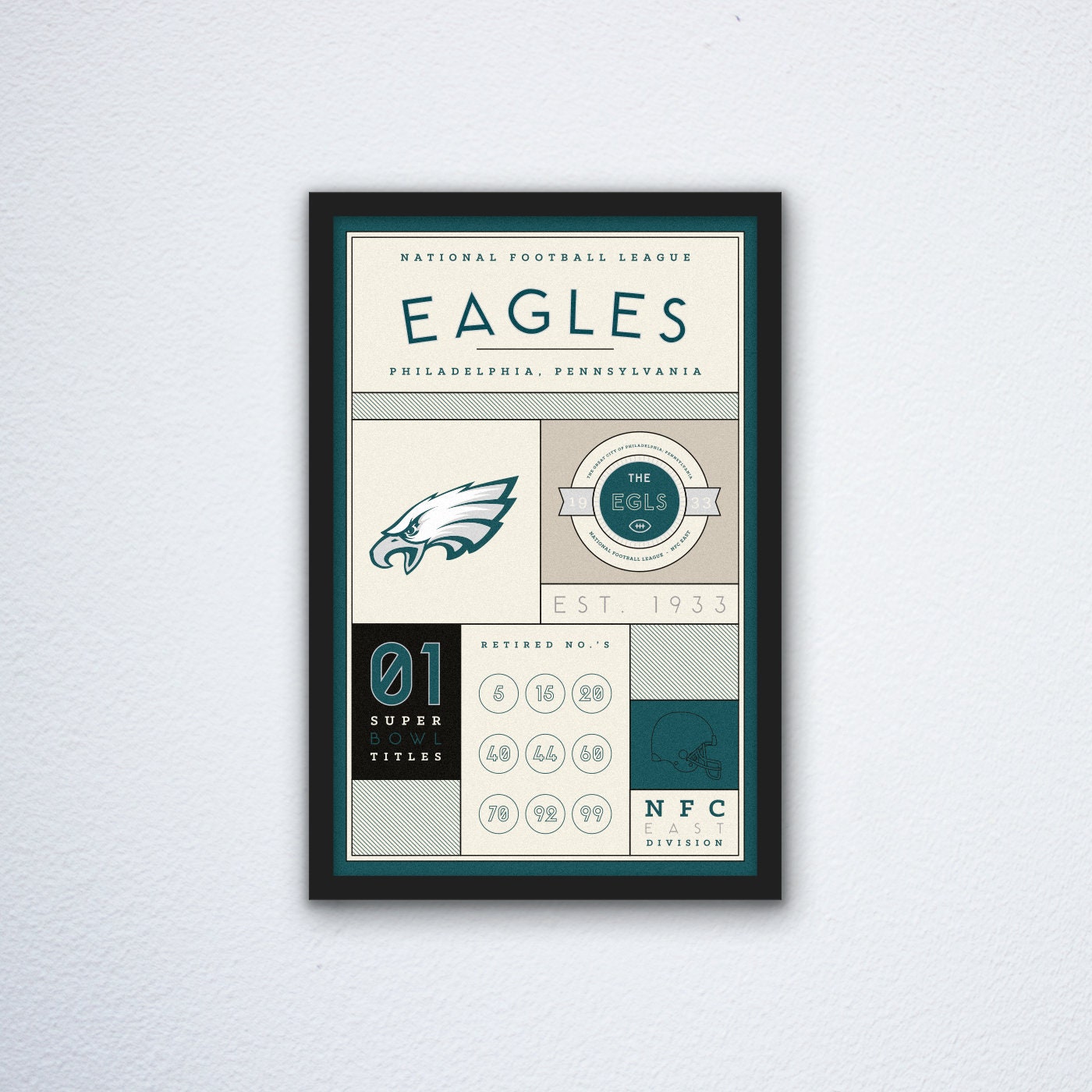 Philadelphia-Eagles-Stats-Canvas-Poster-Print-Wall-Art-Decor Philadelphia Eagles Stats Canvas Poster Print - Wall Art Decor