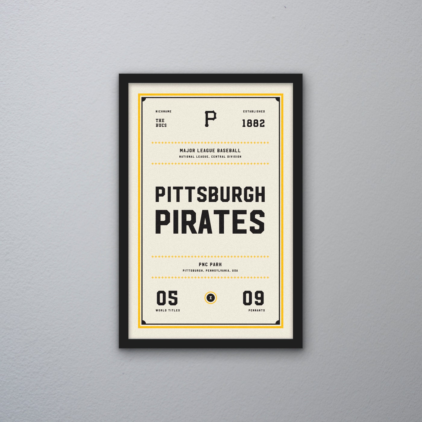 Pittsburgh-Pirates-Ticket-Canvas-Poster-Print-Wall-Art-Decor Pittsburgh Pirates Ticket Canvas Poster Print - Wall Art Decor