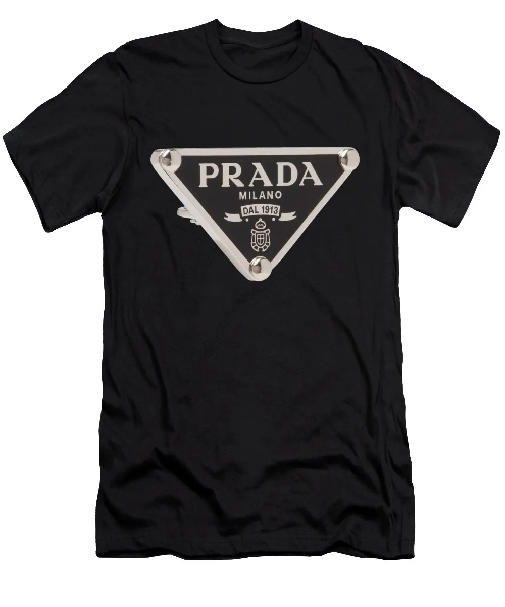 Prada-Black-Luxury-Brand-Unisex-T-Shirt-Kid-T-Shirt-LTS027 Prada Black Luxury Brand Unisex T-Shirt Kid T-Shirt LTS027