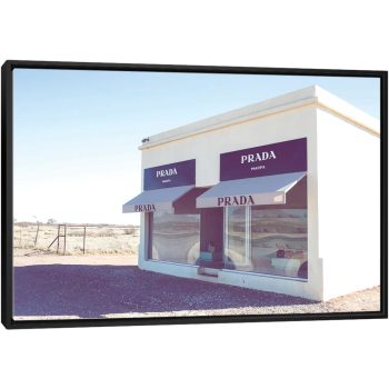 Prada Marfa I - Black Framed Canvas