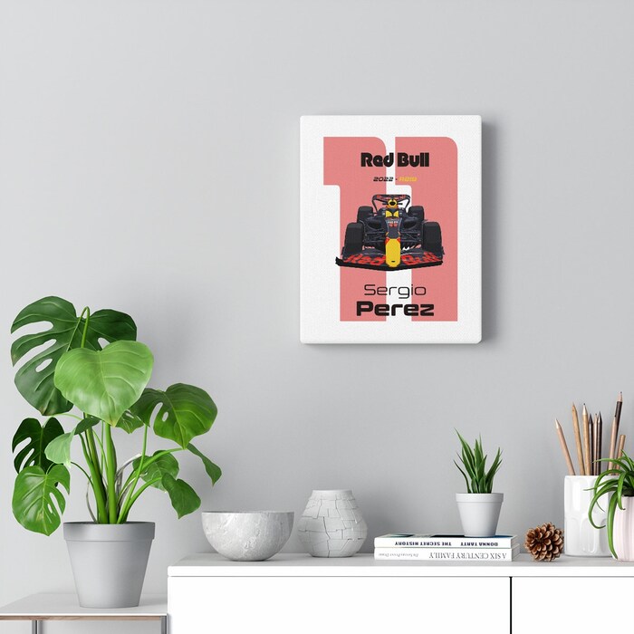 Red-Bull-Racing-Formula-1-2022-Sergio-Perez-11-Racing-Car-RB18-Canvas-Art-Print-Gift-for-F1-Fan-Formula-One-White-1