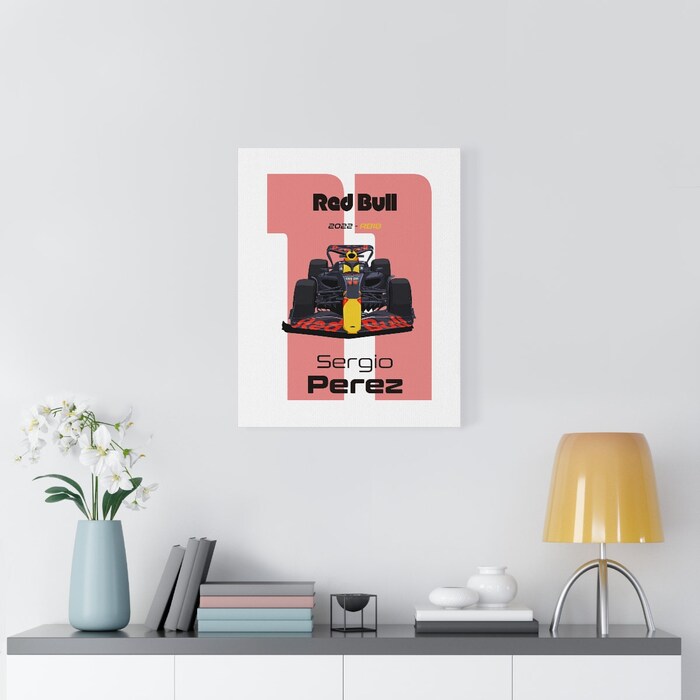 Red-Bull-Racing-Formula-1-2022-Sergio-Perez-11-Racing-Car-RB18-Canvas-Art-Print-Gift-for-F1-Fan-Formula-One-White-4
