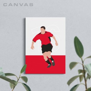 Roy Keane Manchester United Football Canvas Poster Print Wall Art Decor