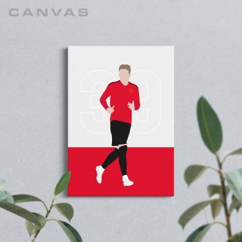 Scott McTominay Manchester United Football Canvas Poster Print Wall Art Decor