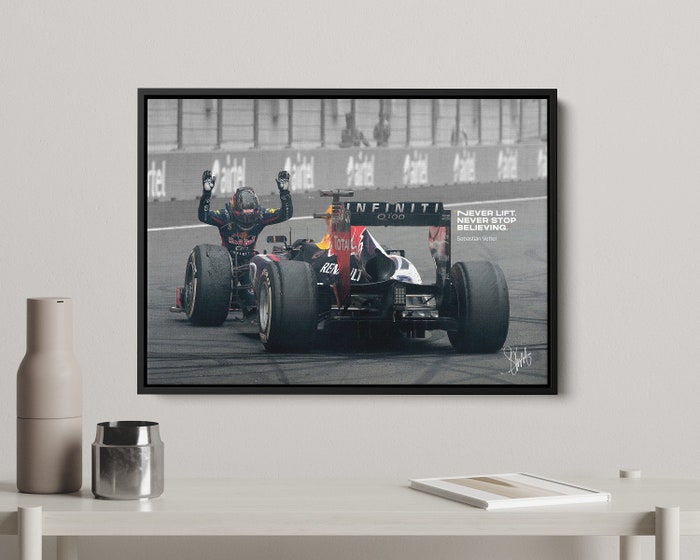 Sebastian-Vettel-RB9-2013-Formula-1-Driver-Canvas-F1-Inspiration-Canvas-Wall-Art-Vettel-Print-Poster-Formula-One-Redbull-Racing-Fan-Gift-4