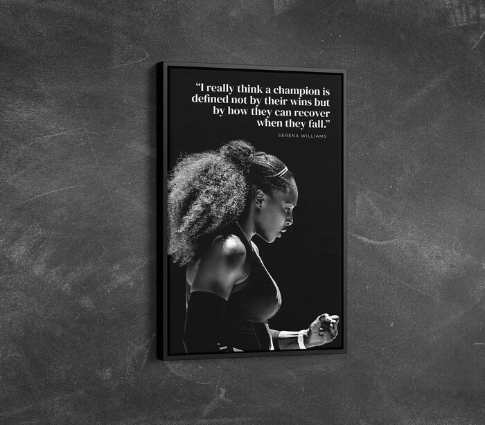 Serena-Williams-Quote-Canvas-Serena-Williams-Poster-Motivational-Poster-Inspirational-Quotes-Tennis-Poster-Sport-Wall-Decor-GYM-Art Serena Williams Quote Canvas Serena Williams Poster Motivational Poster Inspirational Quotes Tennis Poster Sport Wall Decor GYM Art