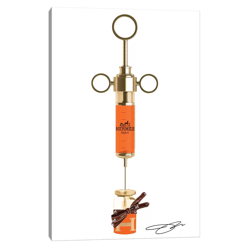 Shot-Of-Hermes-Black-Framed-Canvas-Stretched-Wrapped-Canvas-Print-Wall-Art-Decor-1 Stretched Wrapped Canvas Print