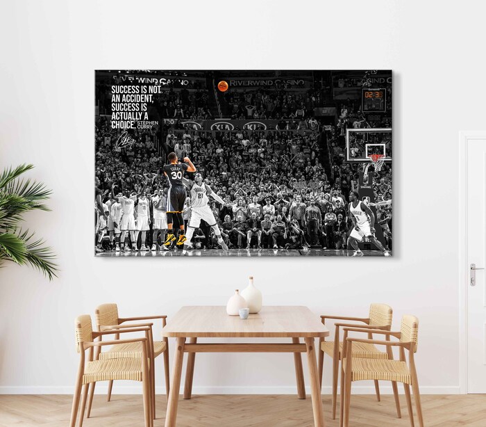 Stephen-Curry-Game-Winner-vs-OKC-Poster-Golden-State-Warriors-Canvas-Buzzer-Beat-Basketball-Player-Canvas-Print-Sports-Wall-Art-3